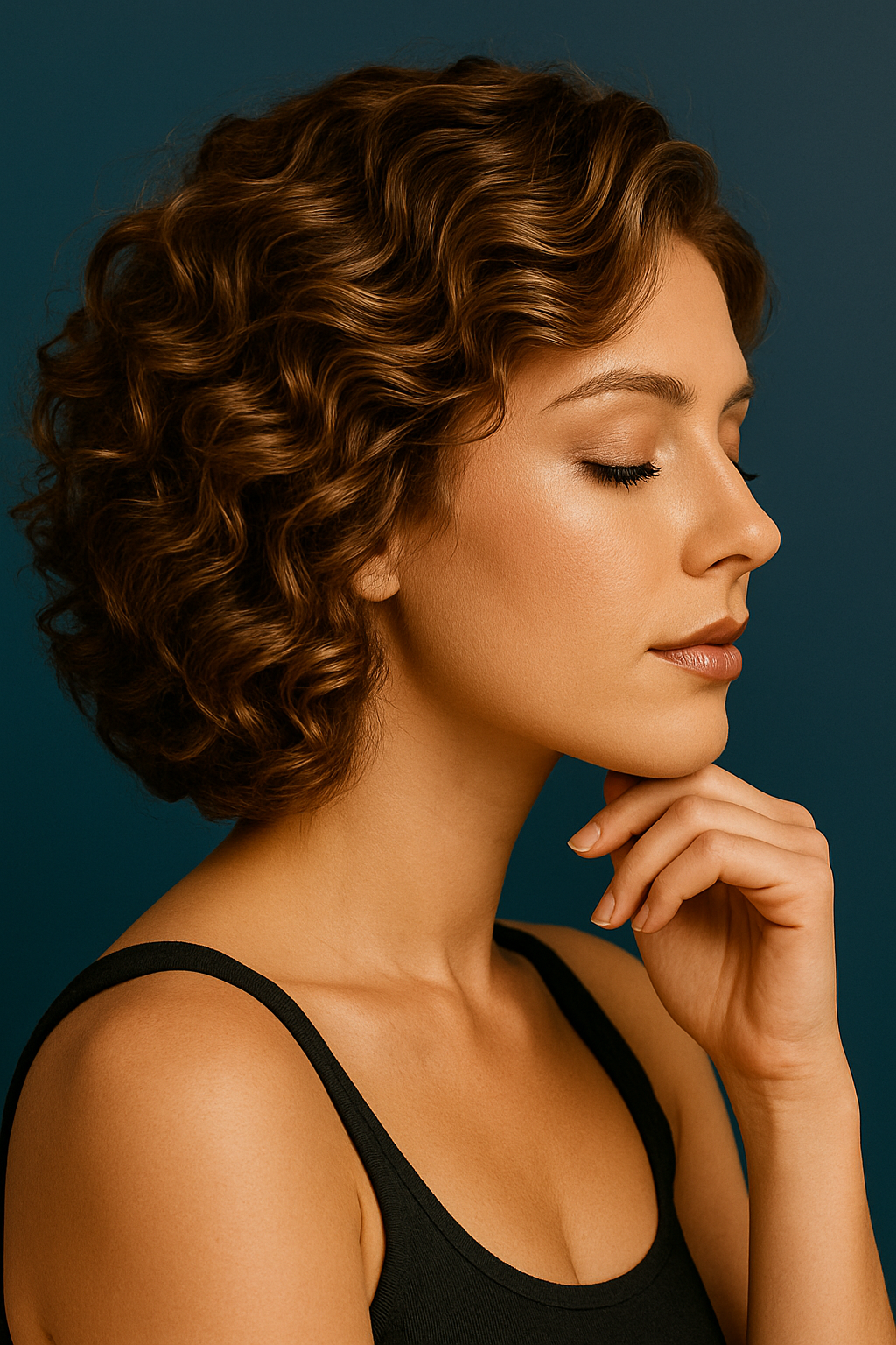 Curly hair