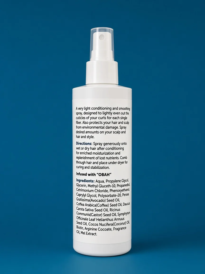 Root Miracle Rehydrating Leave-In conditioning spray back